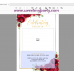 Red Roses Funeral Welcome Sign, Funeral Welcome Poster, (16)